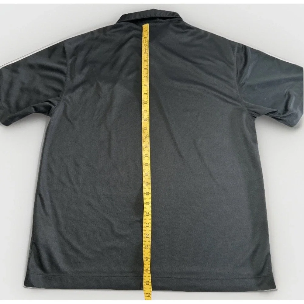 Mens Nike GOLF Dri Fit LHD-8 USS Makin Island Navy Short Sleeve Polo Shirt Large